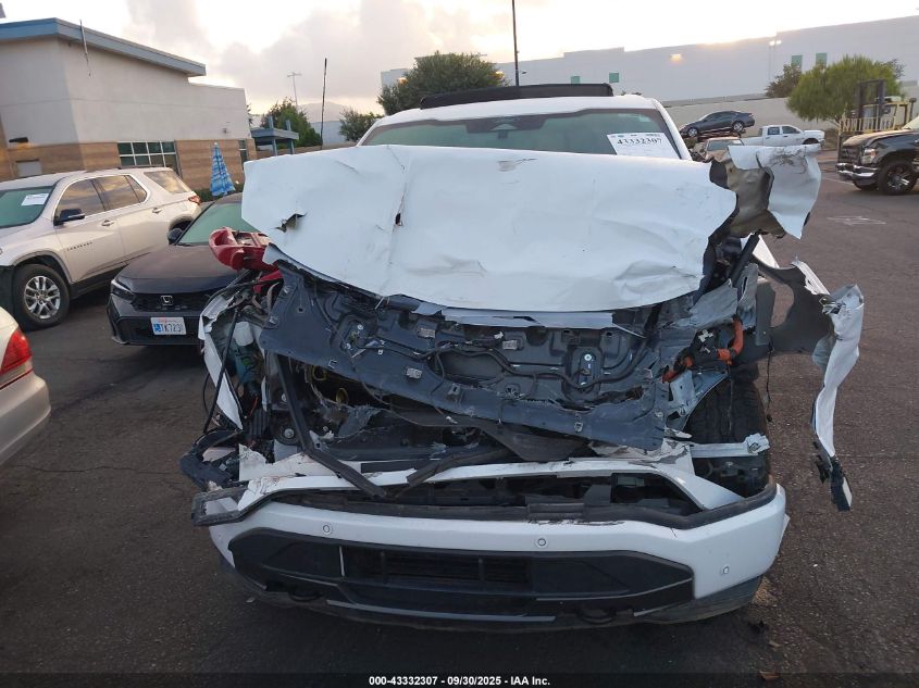 2022 Ford F-150 Lightning Lariat VIN: 1FT6W1EV7NWG05527 Lot: 43332307