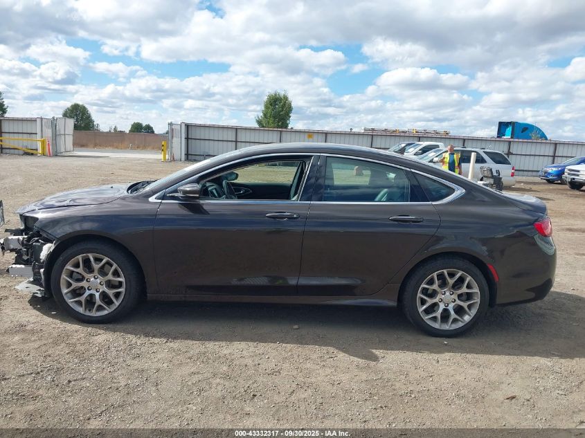 2015 Chrysler 200 C VIN: 1C3CCCEG6FN524832 Lot: 43332317