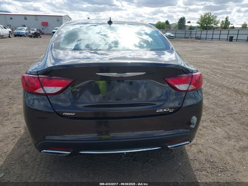 2015 Chrysler 200 C VIN: 1C3CCCEG6FN524832 Lot: 43332317