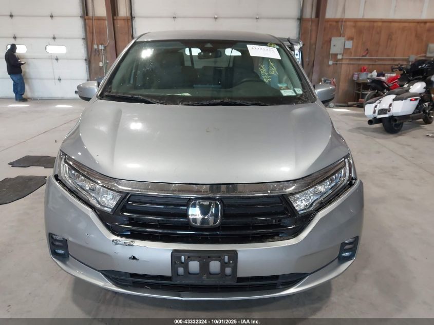 2021 Honda Odyssey Ex VIN: 5FNRL6H50MB013310 Lot: 43332324