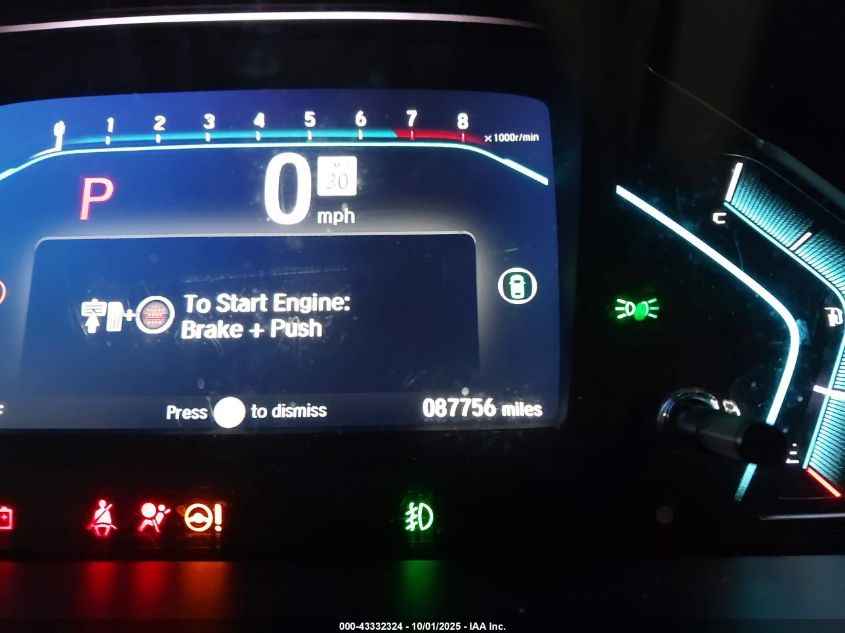 2021 Honda Odyssey Ex VIN: 5FNRL6H50MB013310 Lot: 43332324