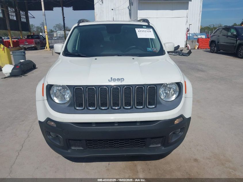 2016 Jeep Renegade Latitude VIN: ZACCJABT5GPC46327 Lot: 43332329