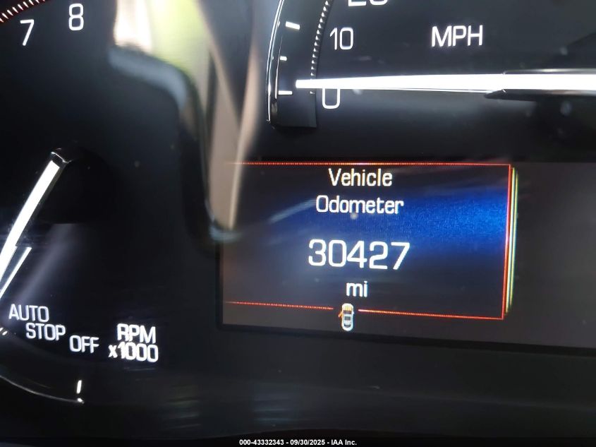 2019 Cadillac Xt5 Luxury VIN: 1GYKNDRS8KZ197272 Lot: 43332343