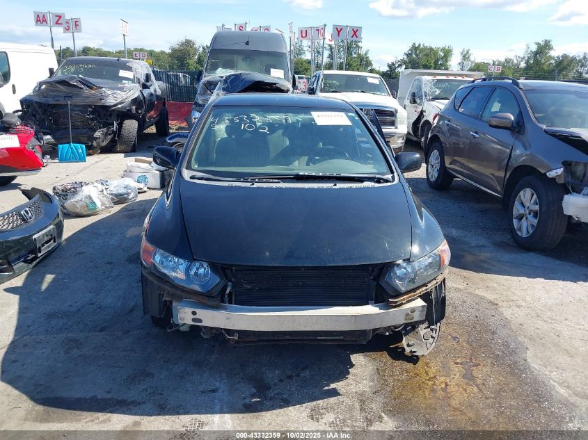 2009 Honda Civic Lx VIN: 2HGFG12639H531829 Lot: 43332359