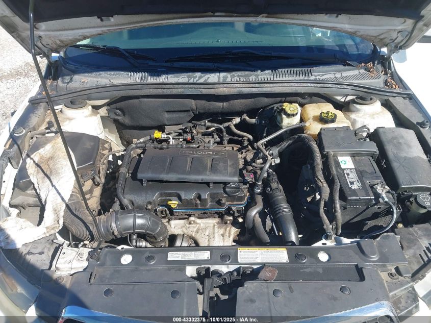 2013 Chevrolet Cruze 1Lt Auto VIN: 1G1PC5SBXD7301821 Lot: 43332375