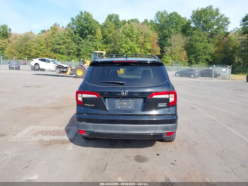 2021 Honda Pilot Awd Special Edition VIN: 5FNYF6H22MB015925 Lot: 43332390