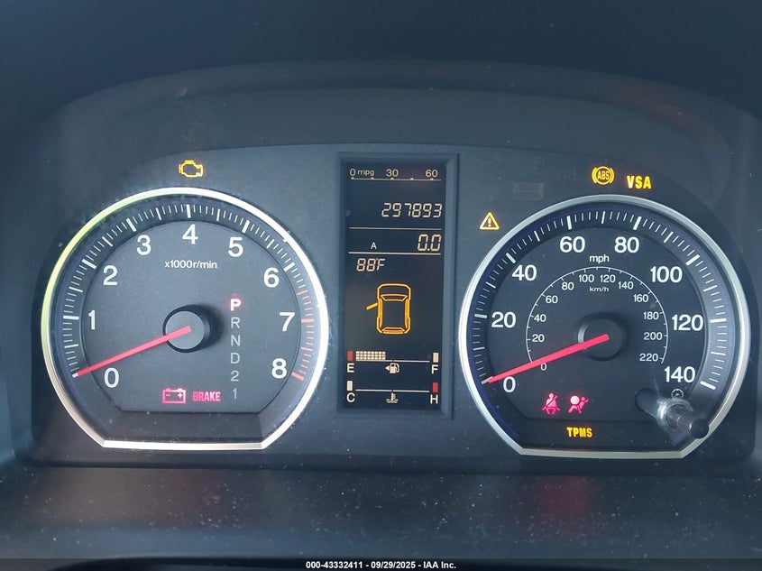 2008 Honda Cr-V Ex VIN: JHLRE485X8C030460 Lot: 43332411