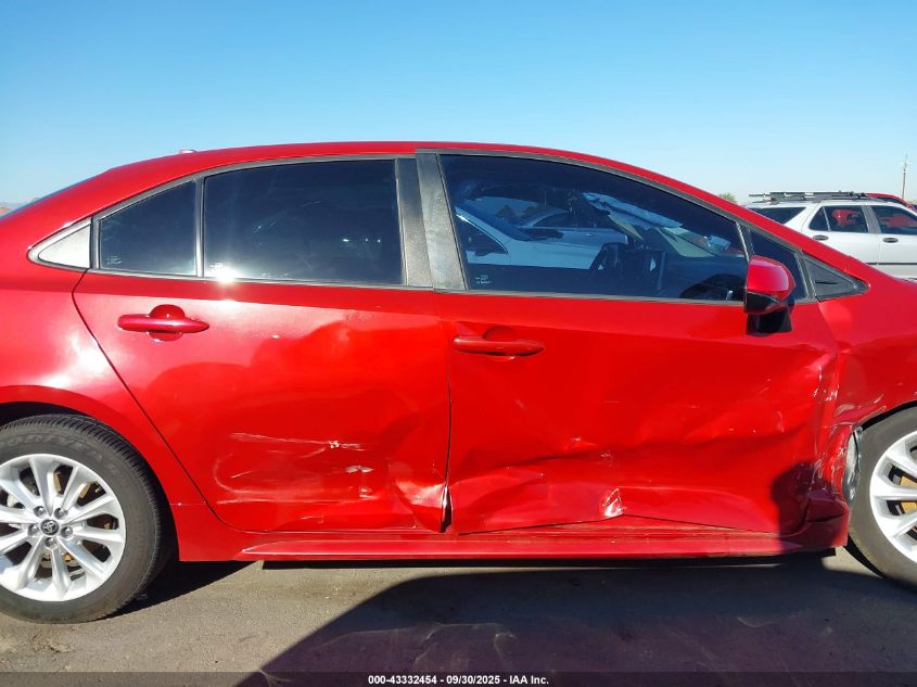 2020 Toyota Corolla Le VIN: 5YFHPRAE2LP075144 Lot: 43332454