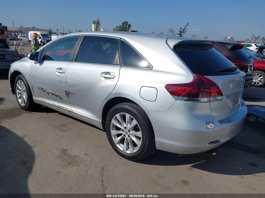 2013 TOYOTA VENZA LE 4T3ZA3BB3DU077144