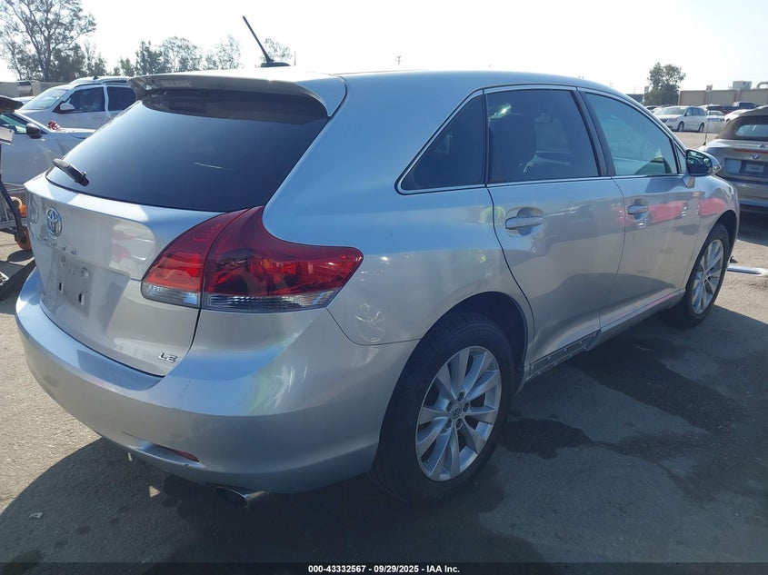 2013 TOYOTA VENZA LE 4T3ZA3BB3DU077144