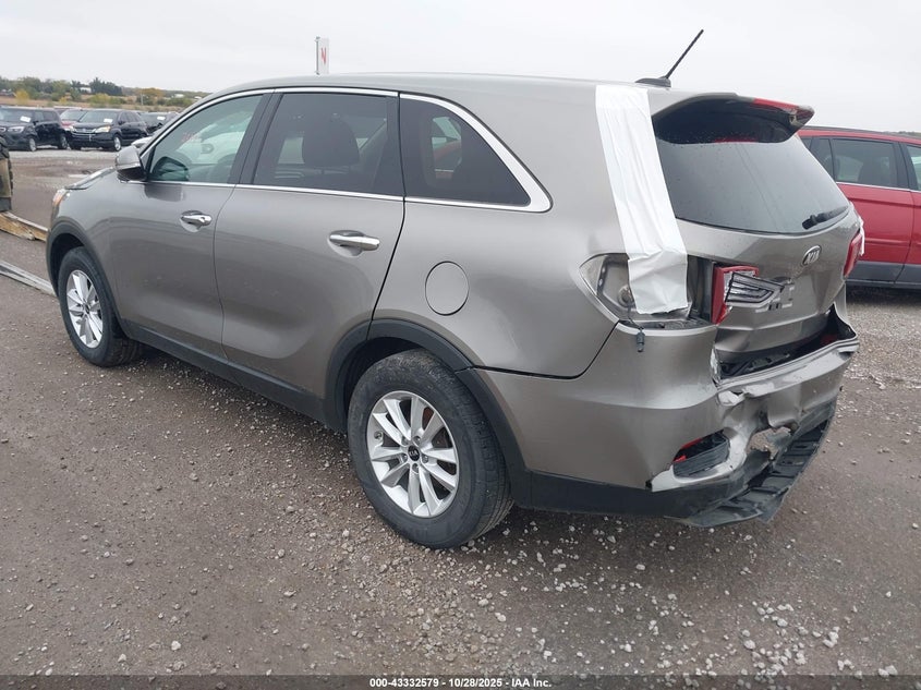 Vin: 5xypg4a35kg471200, lot: 43827288, kia sorento 2.4l l 20193