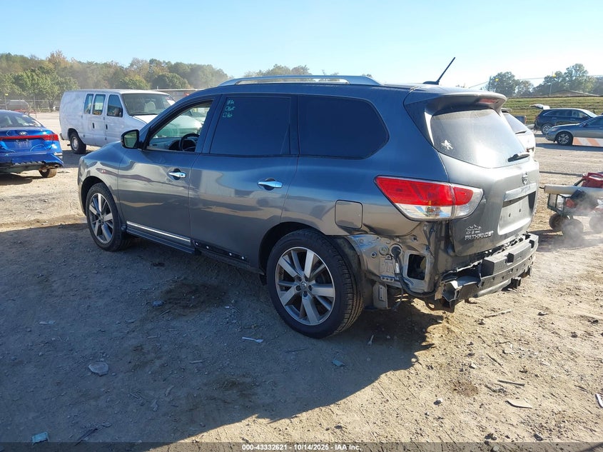 2016 NISSAN PATHFINDER PLATINUM 5N1AR2MM2GC614538