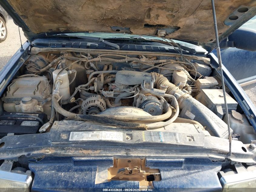 2002 Chevrolet Blazer Ls VIN: 1GNDT13W82K101185 Lot: 43332635