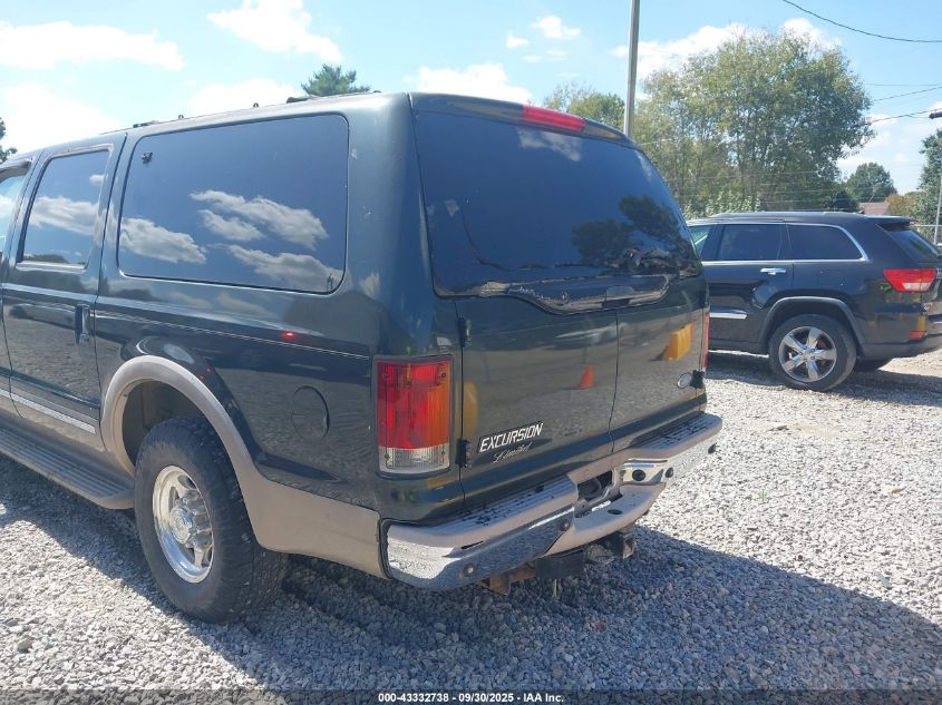2002 Ford Excursion Limited VIN: 1FMNU42L52EA47745 Lot: 43332738