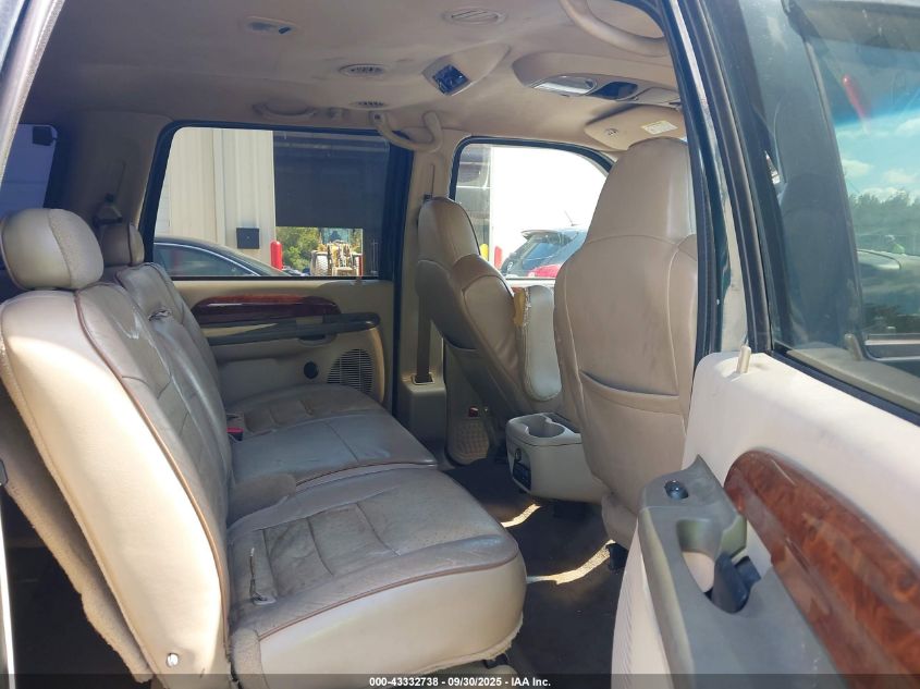 2002 Ford Excursion Limited VIN: 1FMNU42L52EA47745 Lot: 43332738