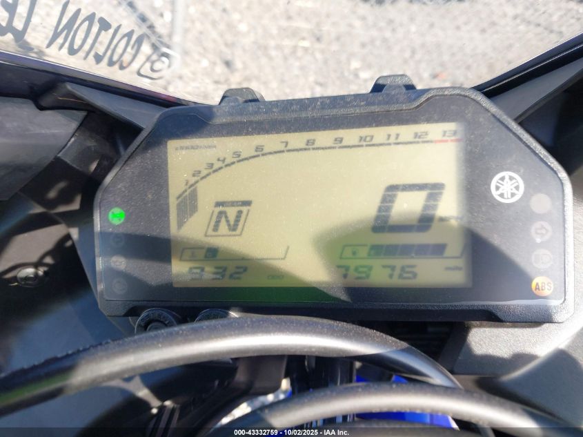 2024 Yamaha Yzfr3 A VIN: MH3RH18Y8RK017289 Lot: 43332759