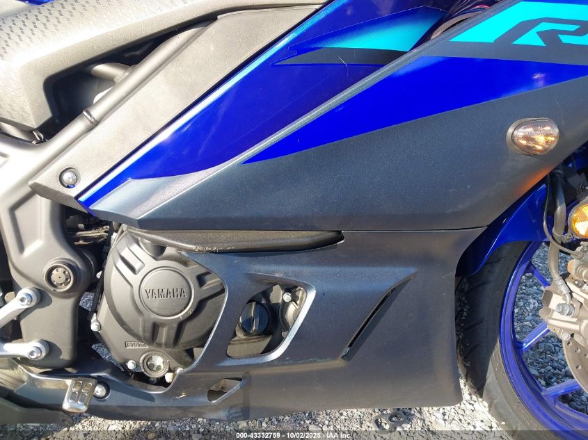 2024 Yamaha Yzfr3 A VIN: MH3RH18Y8RK017289 Lot: 43332759
