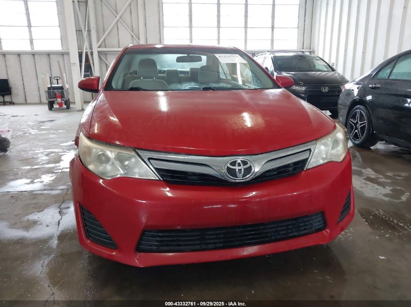 2012 Toyota Camry Le VIN: 4T4BF1FK4CR206233 Lot: 43332761