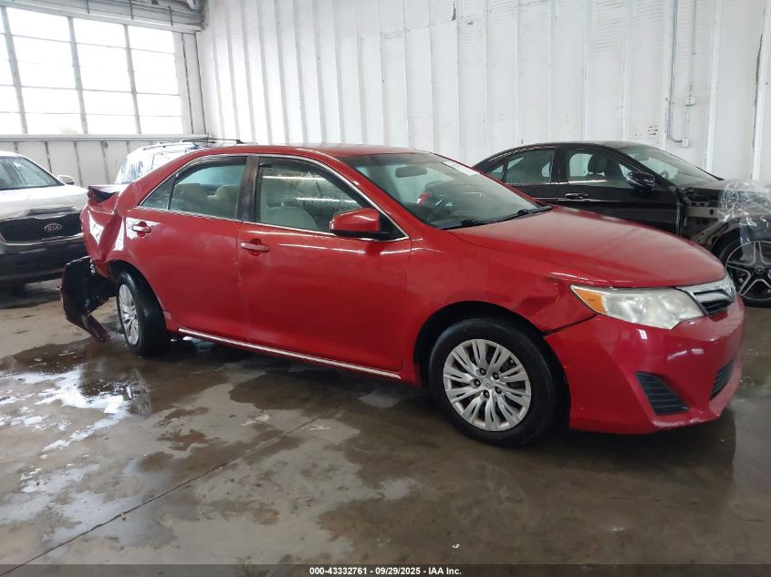 2012 Toyota Camry Le VIN: 4T4BF1FK4CR206233 Lot: 43332761