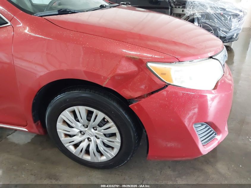 2012 Toyota Camry Le VIN: 4T4BF1FK4CR206233 Lot: 43332761