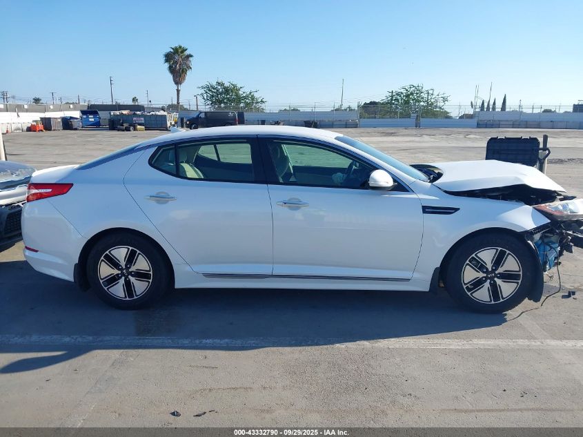 2012 Kia Optima Hybrid Ex VIN: KNAGM4AD0C5035962 Lot: 43332790
