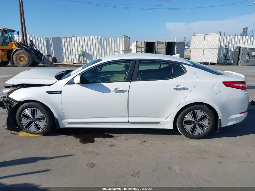 2012 Kia Optima Hybrid Ex VIN: KNAGM4AD0C5035962 Lot: 43332790