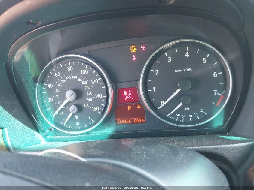 2006 BMW 330I VIN: WBAVB335X6KR81974 Lot: 43332796