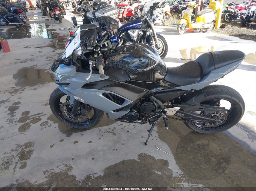 2021 Kawasaki Ex650 N VIN: ML5EXEN16MDA47772 Lot: 43332834