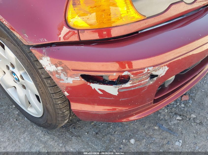 2000 BMW 323Ci VIN: WBABR3341YEB39261 Lot: 43332836