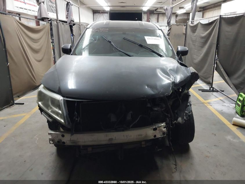 2013 Nissan Pathfinder S VIN: 5N1AR2MN1DC648586 Lot: 43332868