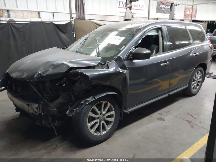 2013 Nissan Pathfinder S VIN: 5N1AR2MN1DC648586 Lot: 43332868