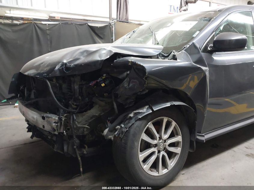 2013 Nissan Pathfinder S VIN: 5N1AR2MN1DC648586 Lot: 43332868