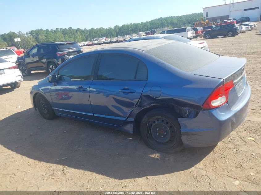 2009 Honda Civic Lx VIN: 19XFA16539E010364 Lot: 43332883