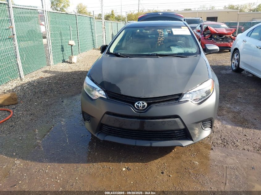2015 Toyota Corolla Le VIN: 2T1BURHE4FC444238 Lot: 43332885