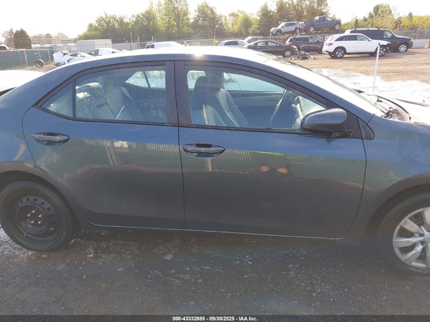 2015 Toyota Corolla Le VIN: 2T1BURHE4FC444238 Lot: 43332885