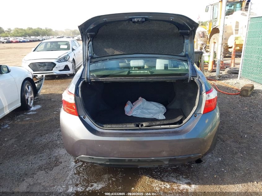 2015 Toyota Corolla Le VIN: 2T1BURHE4FC444238 Lot: 43332885