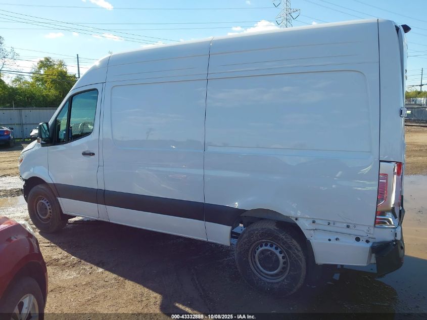 2024 Mercedes-Benz Sprinter 2500 Standard Roof 4-Cyl Diesel VIN: W1Y4KBHY8RT194222 Lot: 43332888