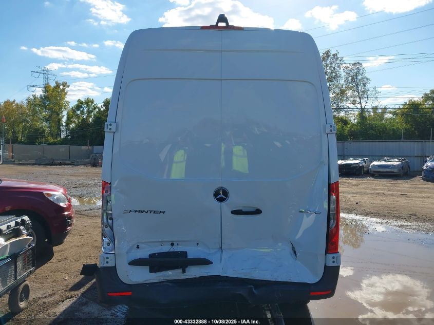 2024 Mercedes-Benz Sprinter 2500 Standard Roof 4-Cyl Diesel VIN: W1Y4KBHY8RT194222 Lot: 43332888