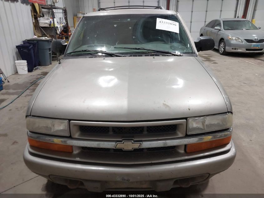 2004 Chevrolet Blazer Ls VIN: 1GNDT13X54K126718 Lot: 43332890