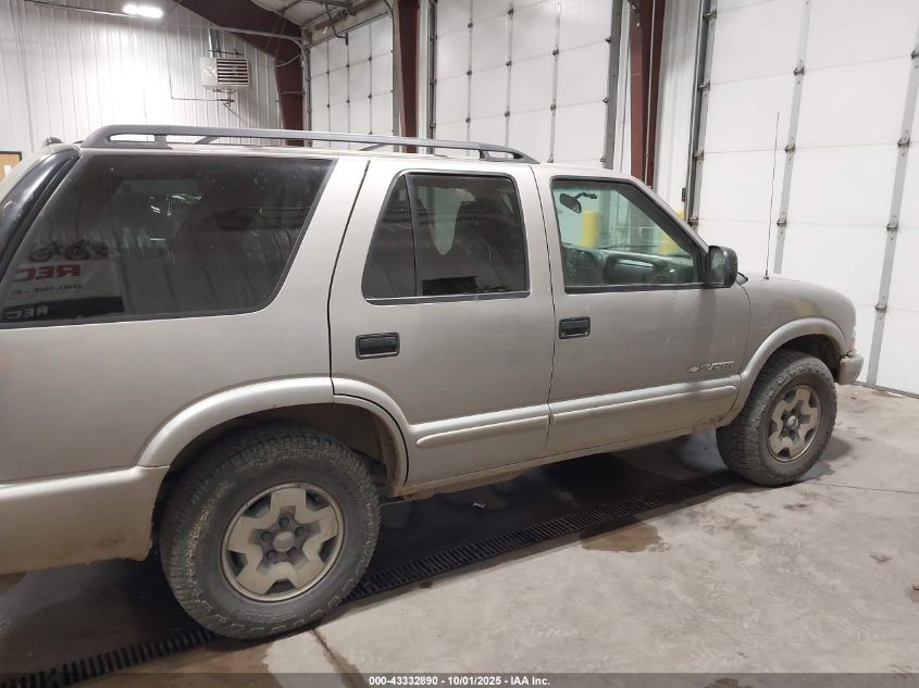 2004 Chevrolet Blazer Ls VIN: 1GNDT13X54K126718 Lot: 43332890