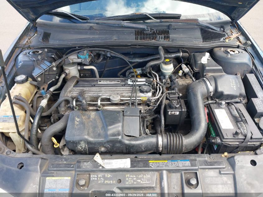 2002 Chevrolet Cavalier Z24 VIN: 1G1JH12F327405213 Lot: 43332903