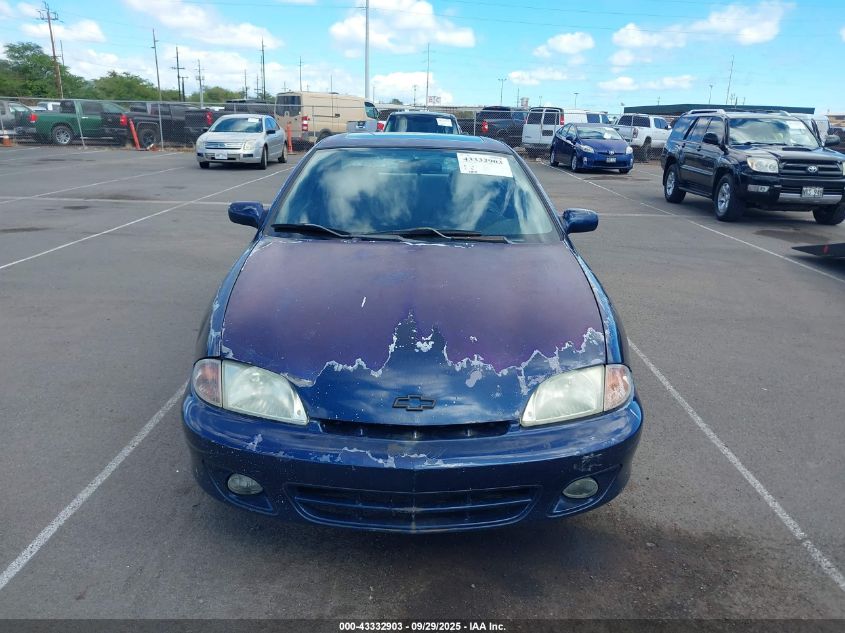 2002 Chevrolet Cavalier Z24 VIN: 1G1JH12F327405213 Lot: 43332903