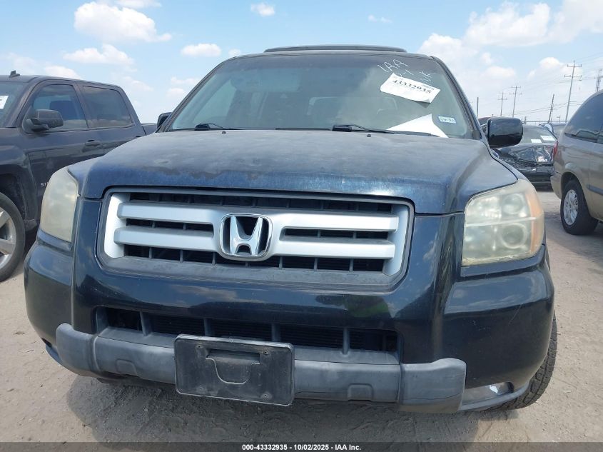 2008 Honda Pilot Se VIN: 5FNYF28348B024875 Lot: 43332935