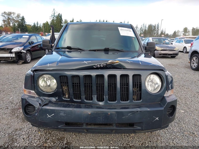 2008 Jeep Patriot Sport VIN: 1J8FF28W48D651674 Lot: 43332948