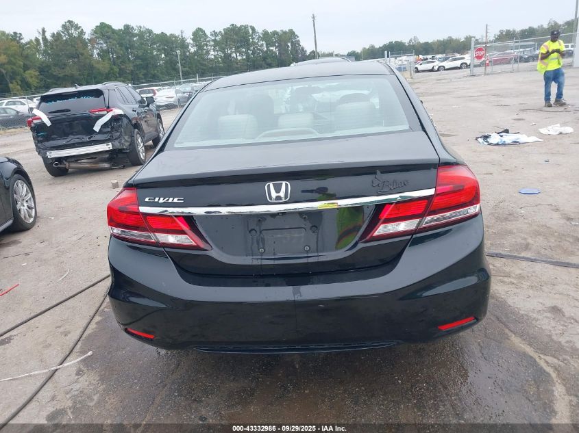 2013 Honda Civic Lx VIN: 19XFB2F51DE264277 Lot: 43332986