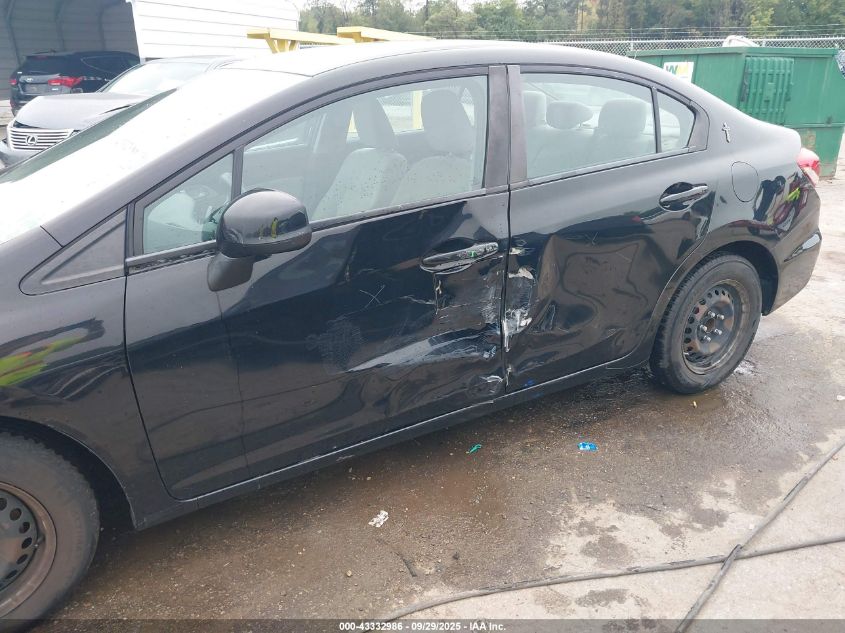 2013 Honda Civic Lx VIN: 19XFB2F51DE264277 Lot: 43332986