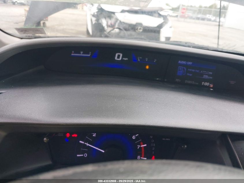 2013 Honda Civic Lx VIN: 19XFB2F51DE264277 Lot: 43332986