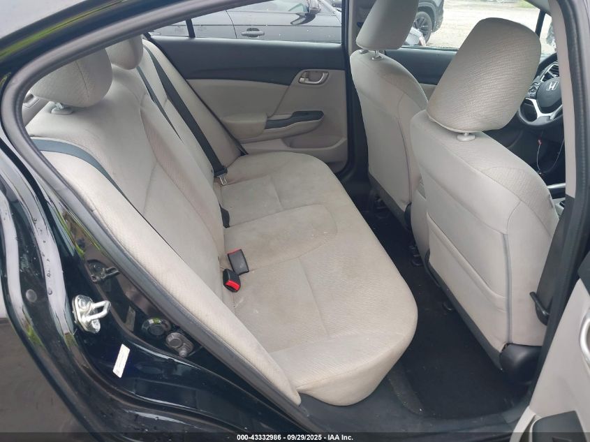 2013 Honda Civic Lx VIN: 19XFB2F51DE264277 Lot: 43332986