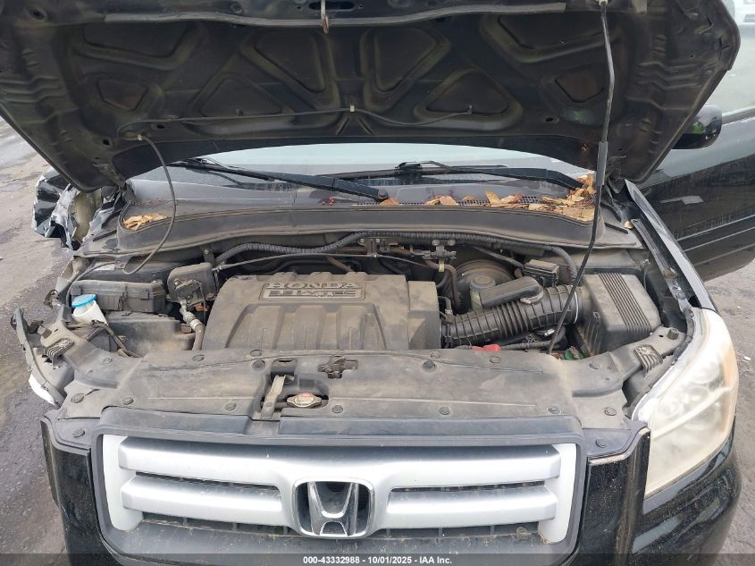 2008 Honda Pilot Ex-L VIN: 5FNYF28578B010504 Lot: 43332988