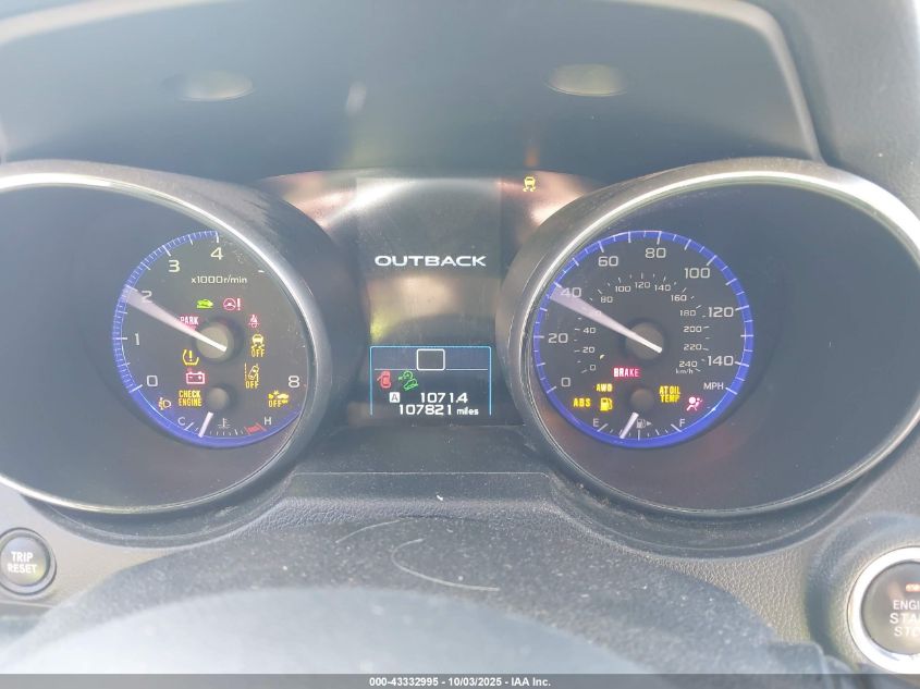 2019 Subaru Outback 2.5I Limited VIN: 4S4BSANC7K3241787 Lot: 43332995